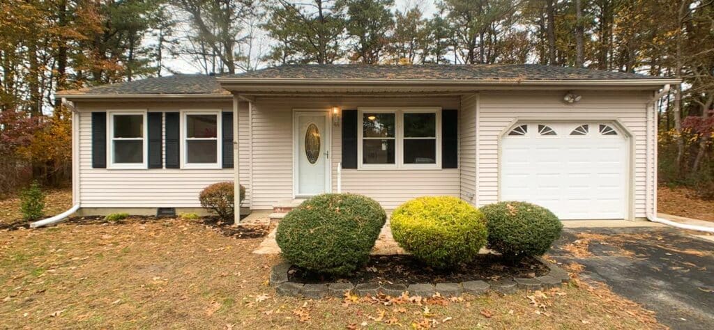 Front of a house in New Jersey